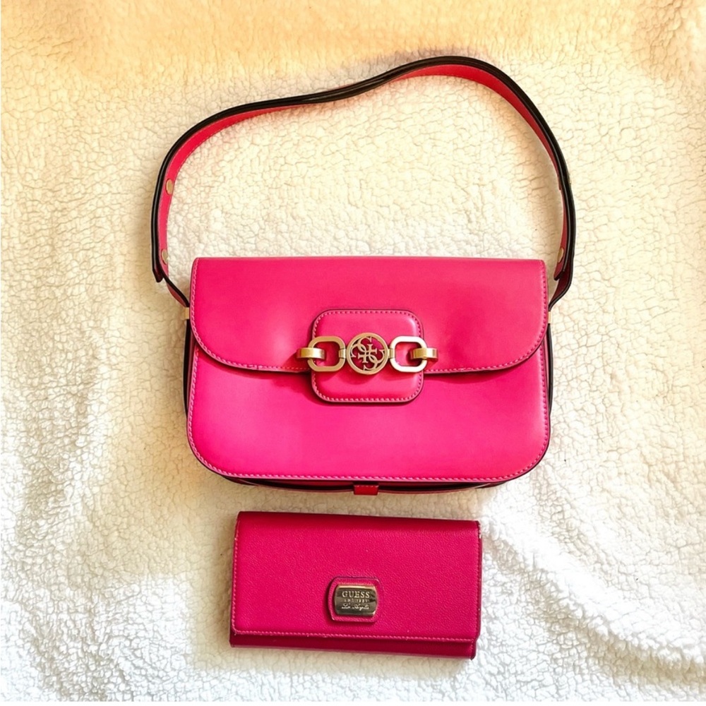 Guess Matching Bag And Wallet Bundle - image 1